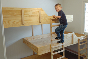 crib size bunk beds